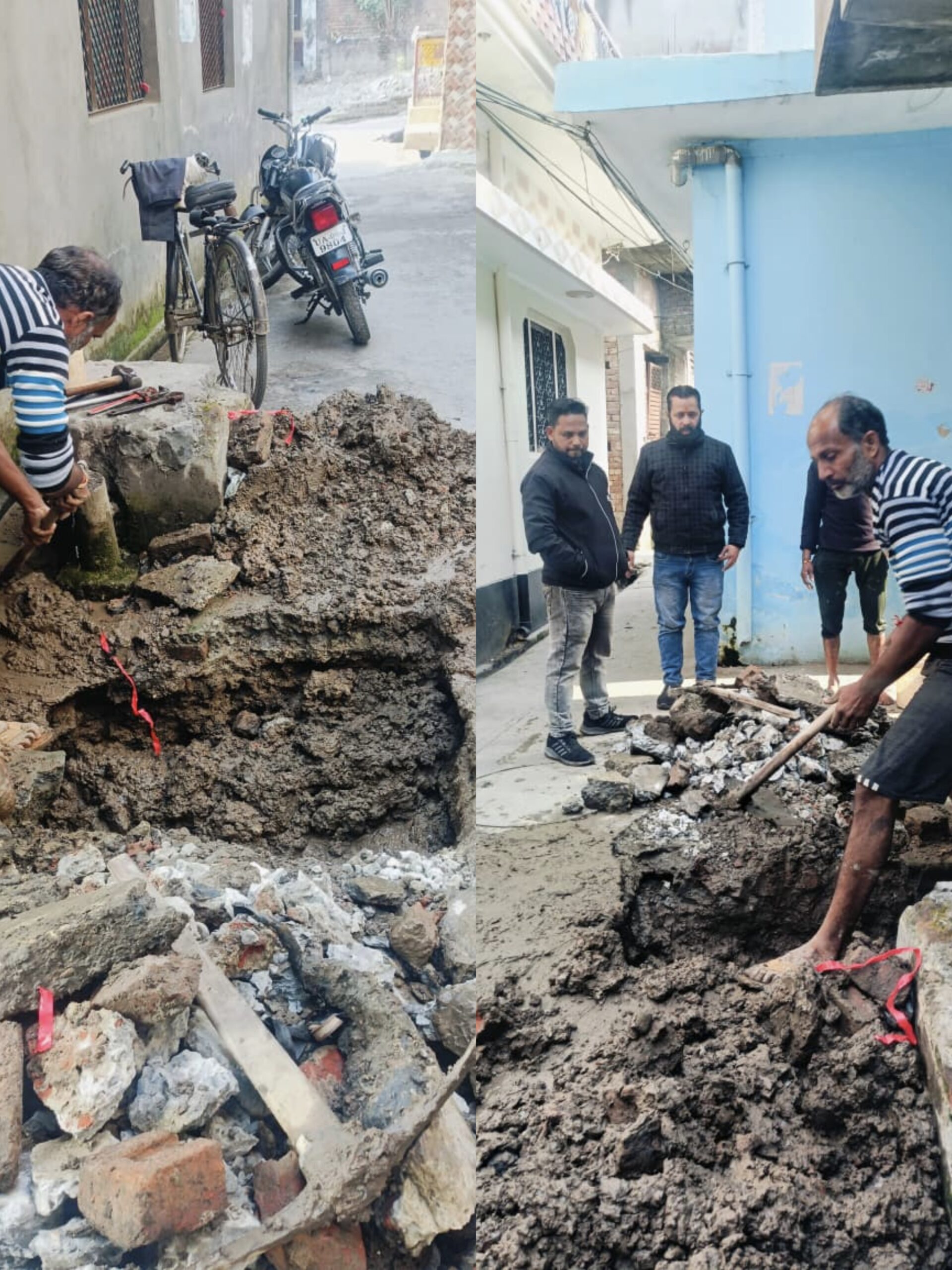 बाल्मीकि बस्ती में पेयजल समस्या का हुआ समाधान, पार्षद हरविंदर सिंह की पहल रंग लाई