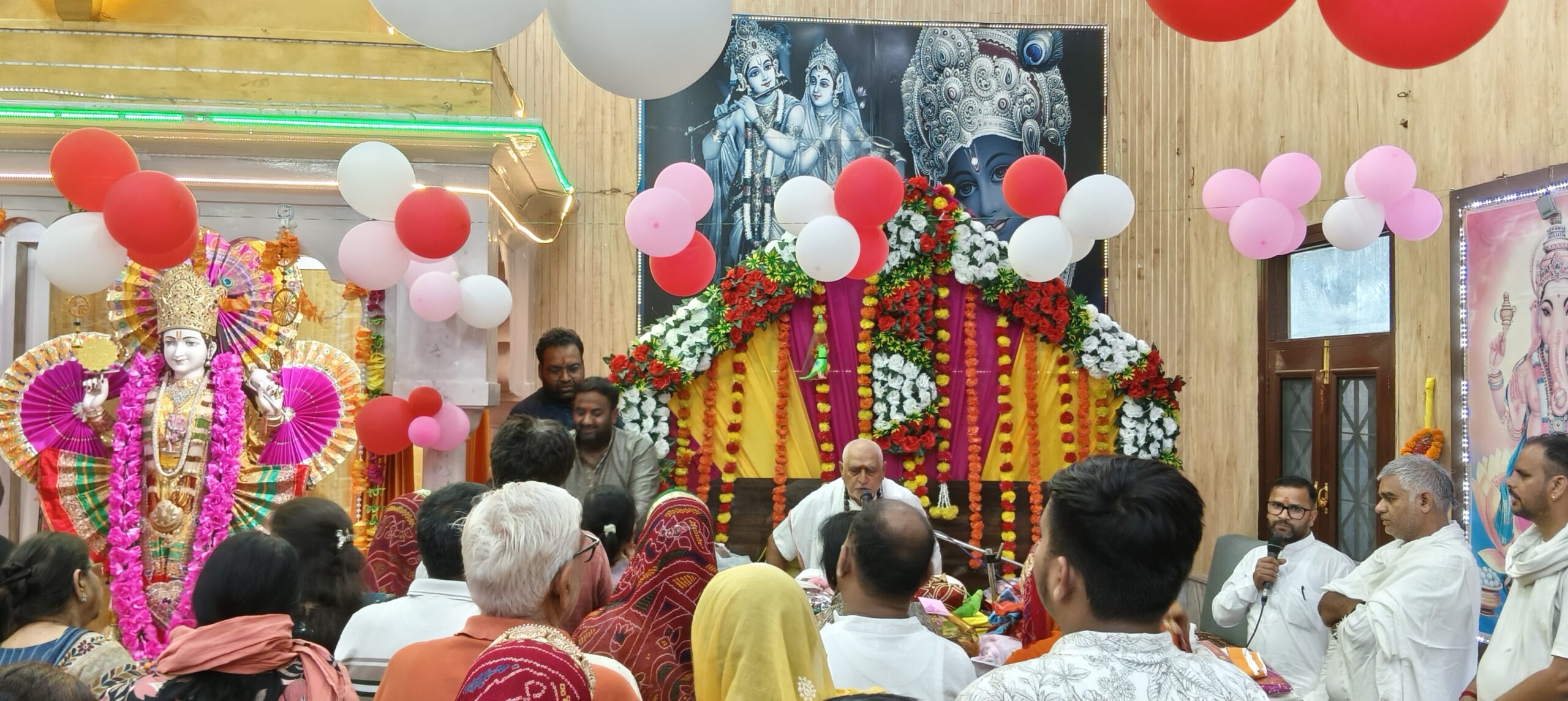 हरिद्वार में श्रीमद भागवत कथा के छठे दिन रुक्मणी विवाह महोत्सव धूमधाम से संपन्न